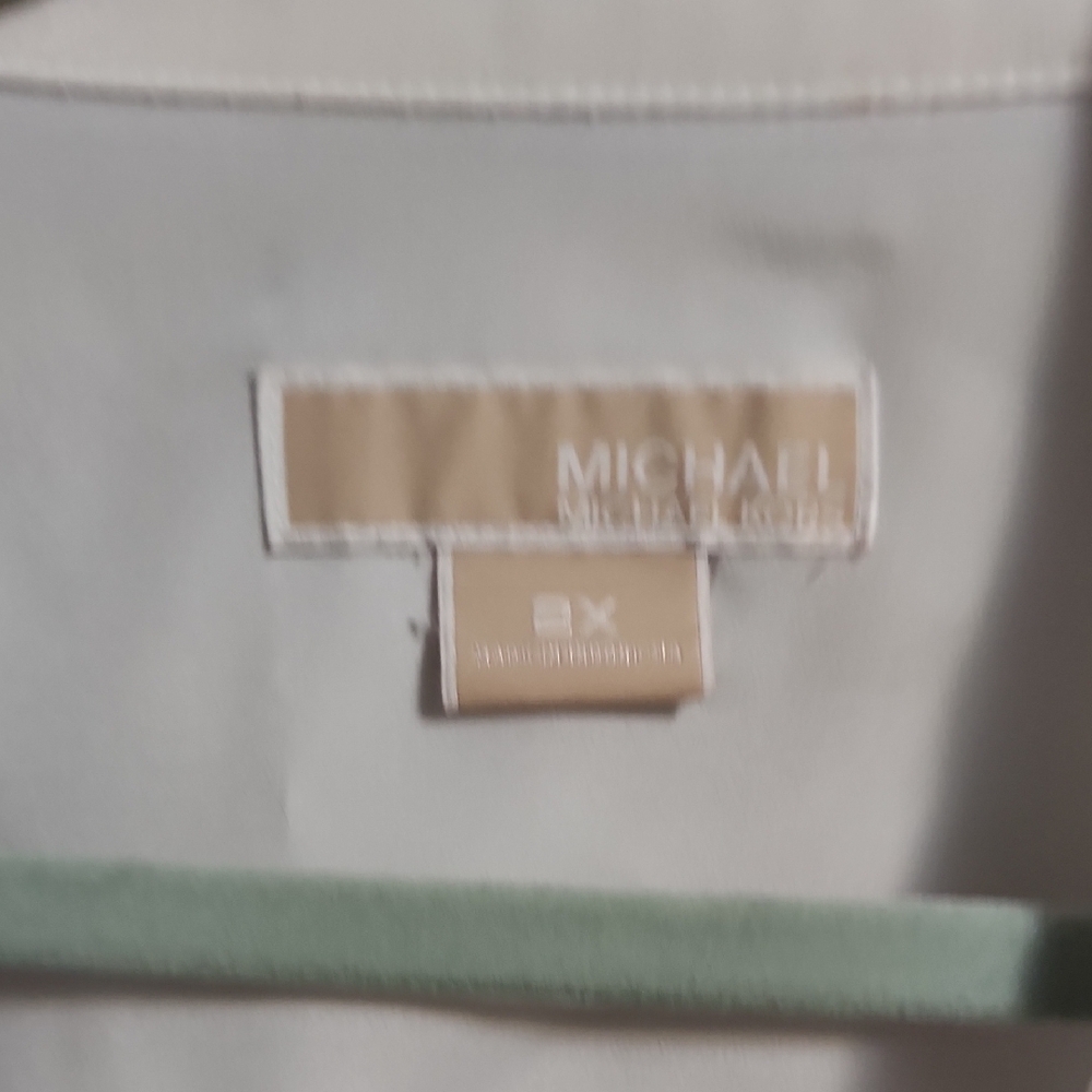 MICHAEL Michael Kors White Zip Up Blouse - Picture 2 of 2